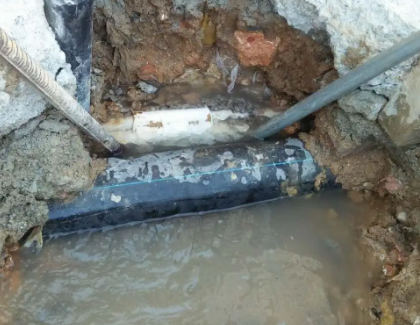 嘉鱼测漏水之水管漏水